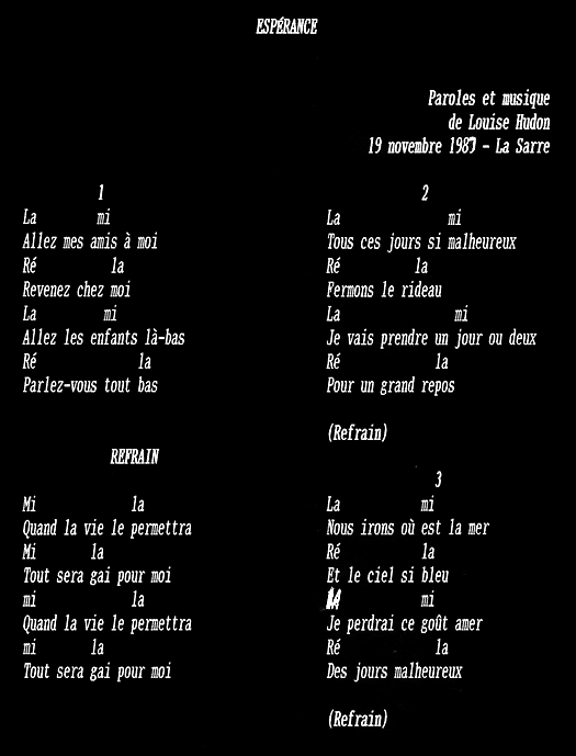 Allez mes amis à moi, revenez chez moi.