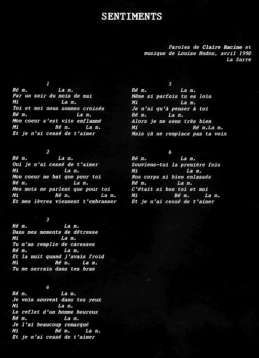 Par un soir du moi de mai, toi et moi nous sommes croisés